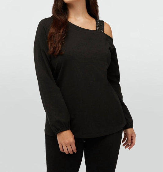 Sympli - Plush One Shoulder Top