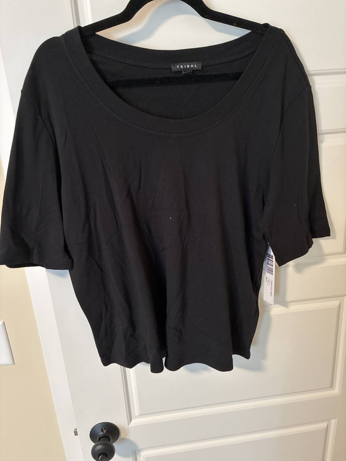 Tribal - Women's Elbow Sleeve Scoop Neck Top