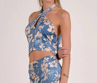 Elan - Blossom Halter Top