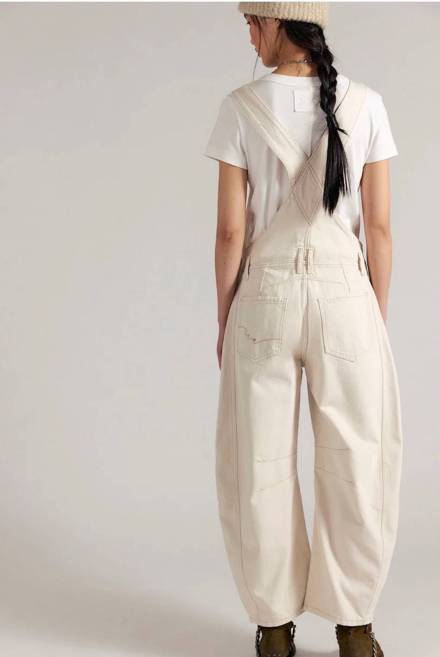 Free People - Good Luck Barrel Overalls