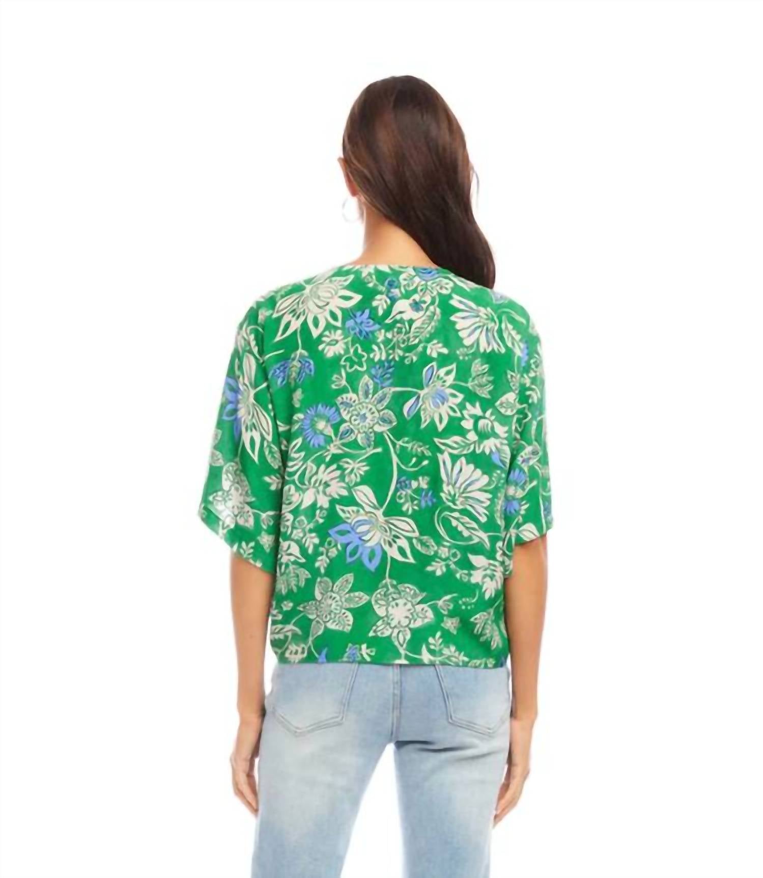 Karen Kane - Tie Front Top