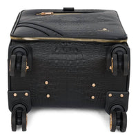 Tote & Carry - Women's Apollo 2 Faux Crocodile Skin Carry-on Suitcase