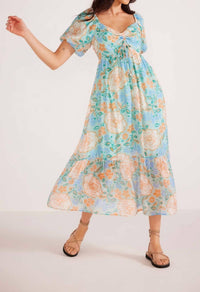 Minkpink - Evelyn Puff Sleeve Midi Dress