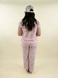 Blu Pepper - Alia Striped Knit Set