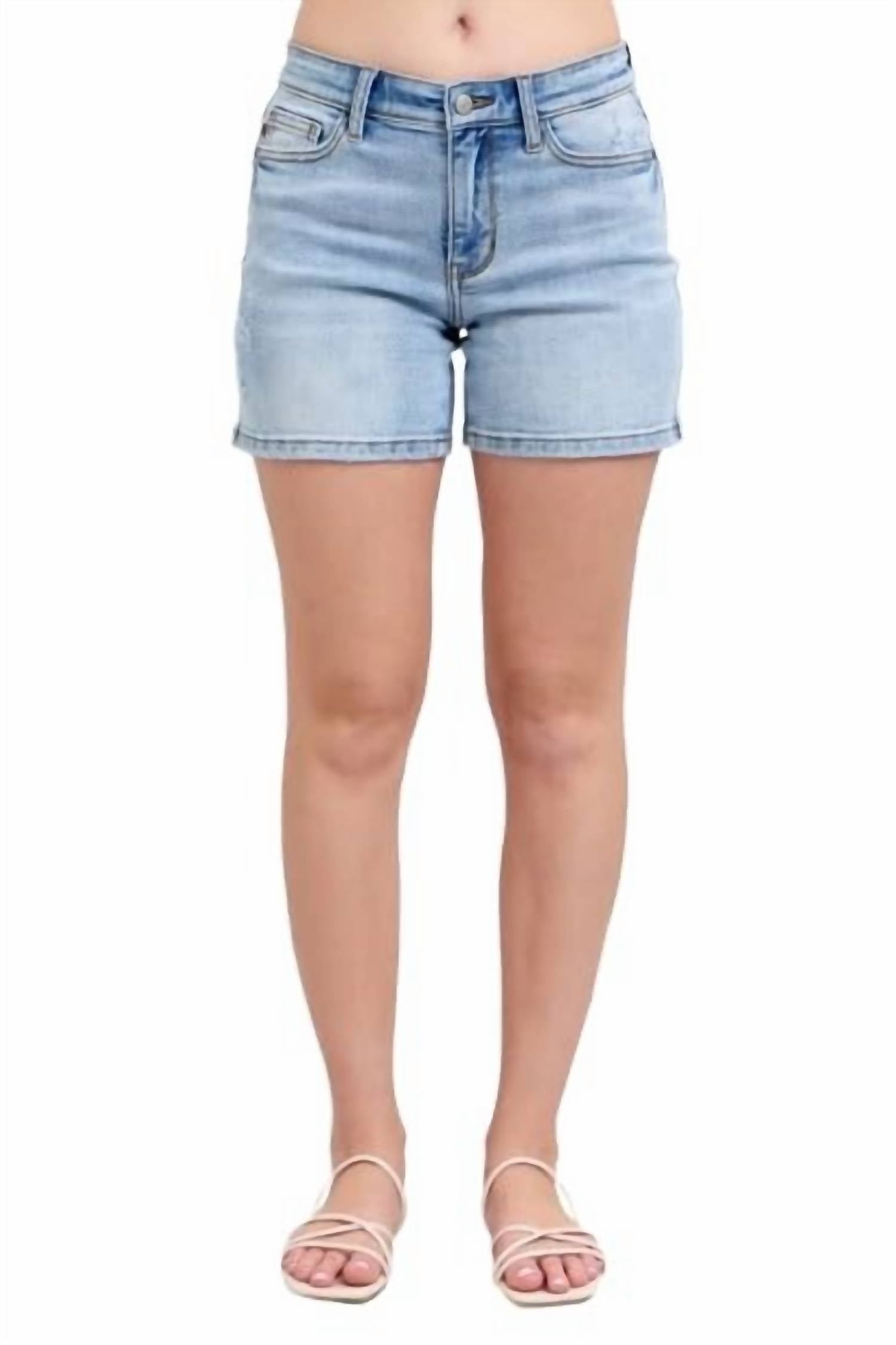 Judy Blue - Mid-rise Jean Short