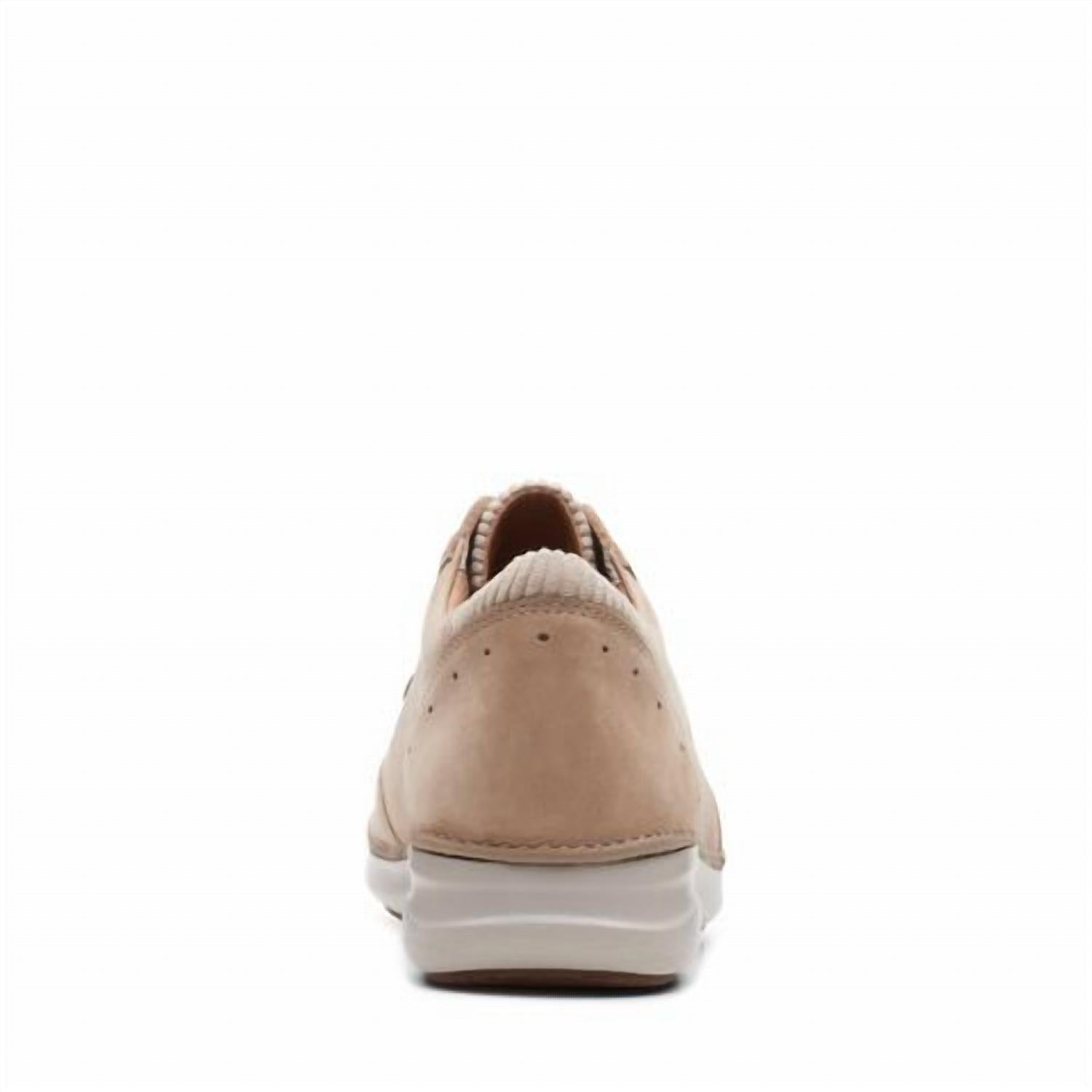 Clarks Women's Appley Tie Casual Shoe in sand nubuck - women's sneaker - view 11