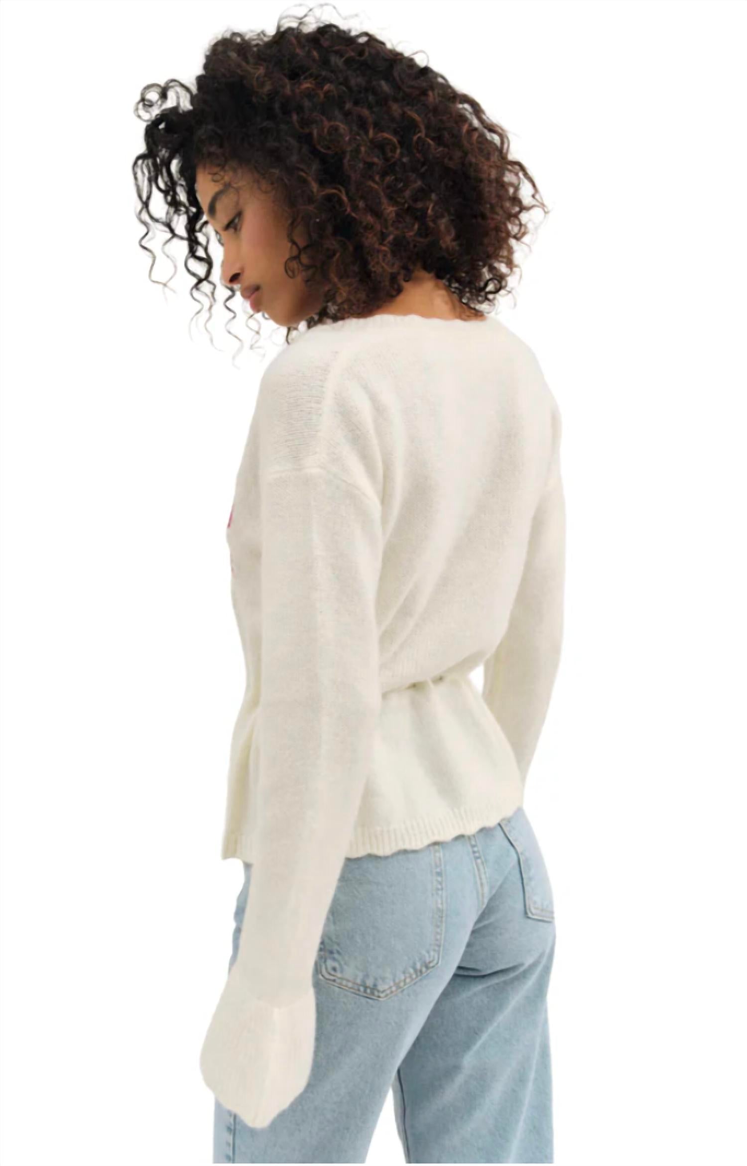 For Love & Lemons - Molly Embroidered Sweater