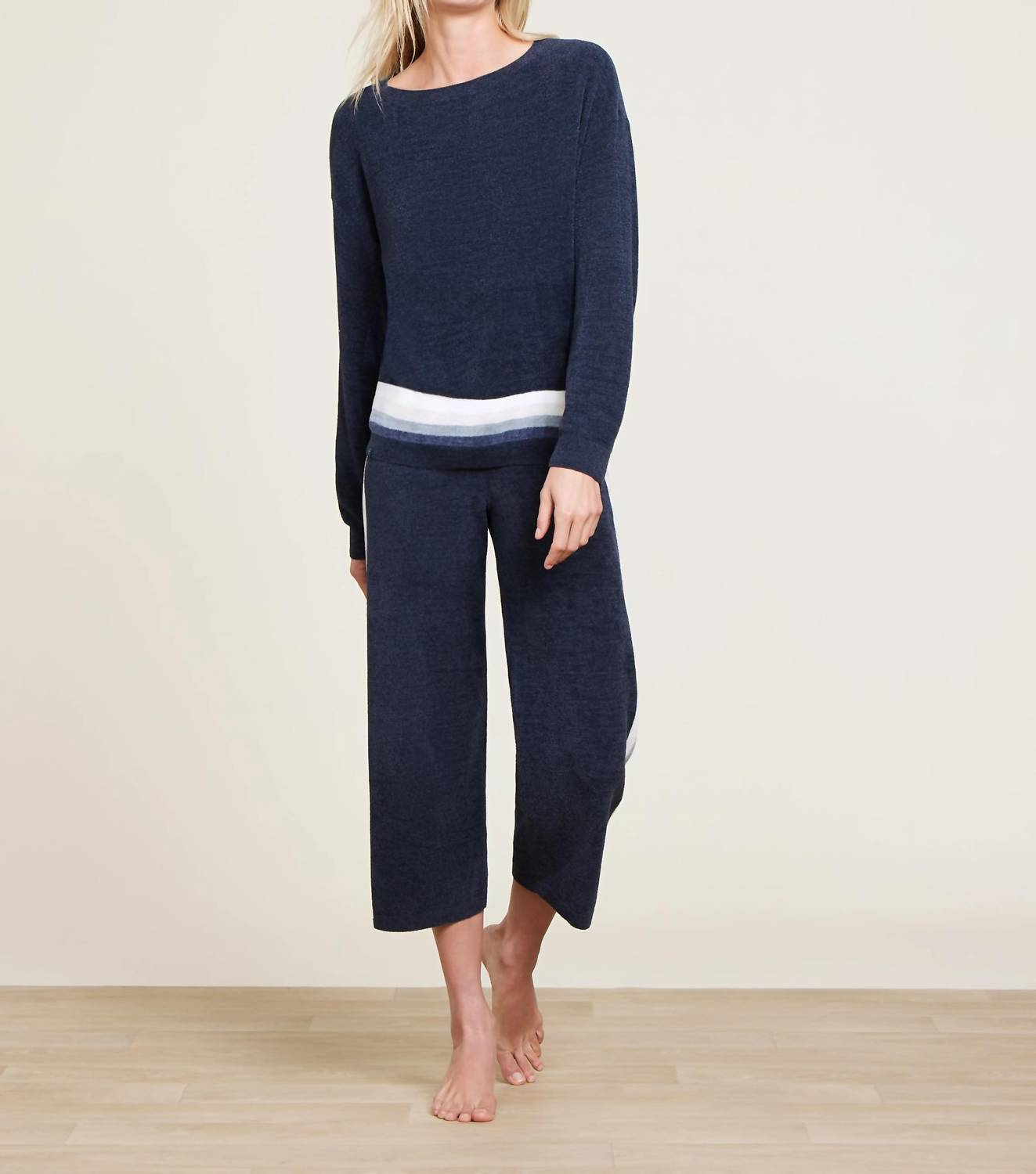 Barefoot Dreams - Stripe Pullover