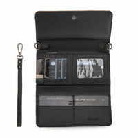Wrangler Southwestern Print Wallet in black - women's bag - detail view
