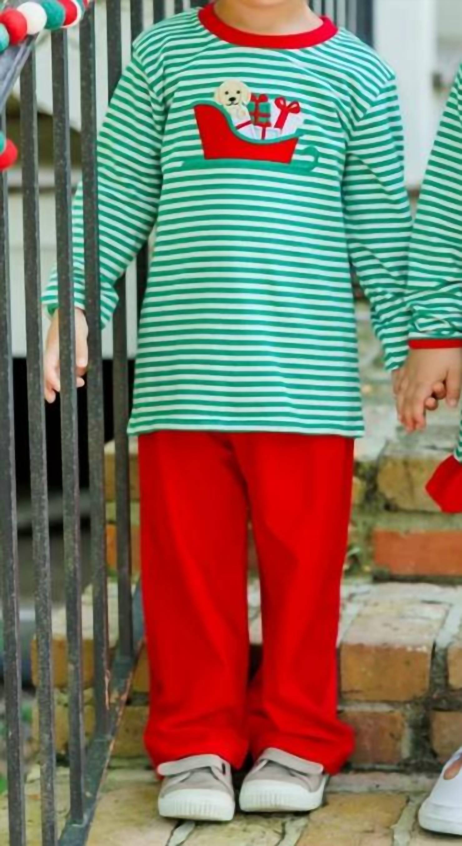 Jellybean - Santa Paws Pants Set