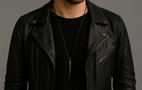 Jagged Halo Jewelry Unisex The Benson Necklace in black - women's item - view 4