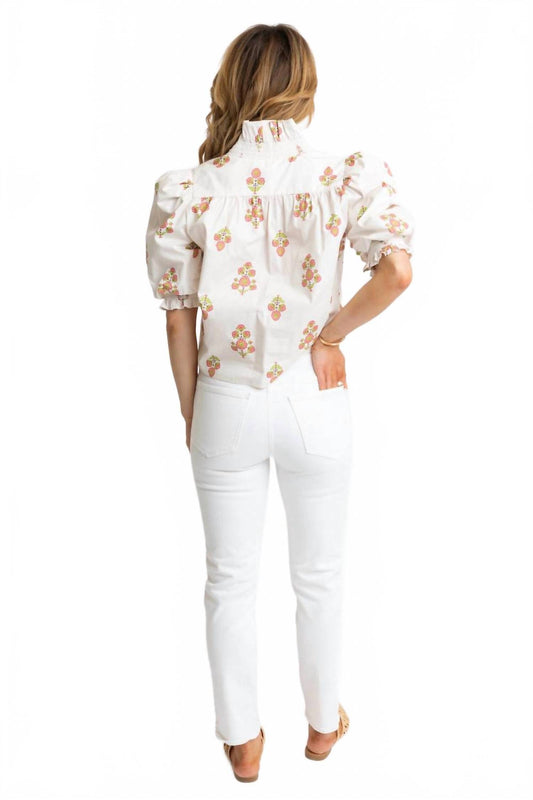 Karlie - London Floral Ruffle Top