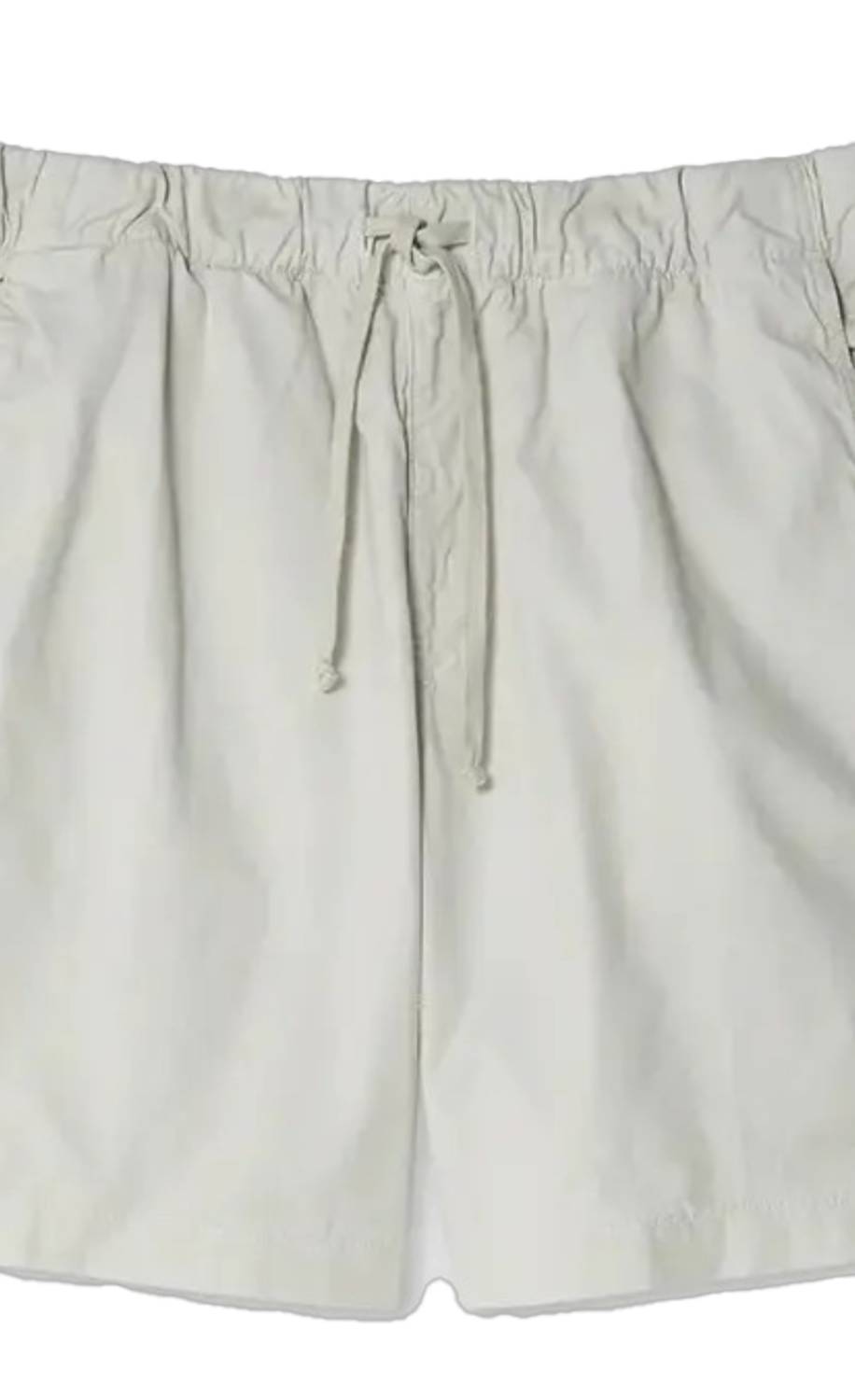 SAVE KHAKI UNITED Men's Light Twill Easy Short in ash - men's shorts - detail view