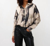 Esqualo - Long Sleeve Bow Blouse