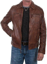 Scully - Leatherwear Washed Lamb Leather Jacket