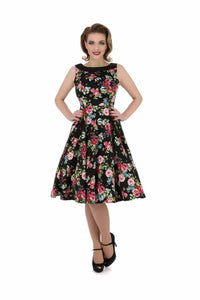 Orchid Bloom - Floral Swing Dress