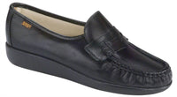 SAS Women's CLASSIC 0006-020 Moccasin - Narrow in black - women's flats