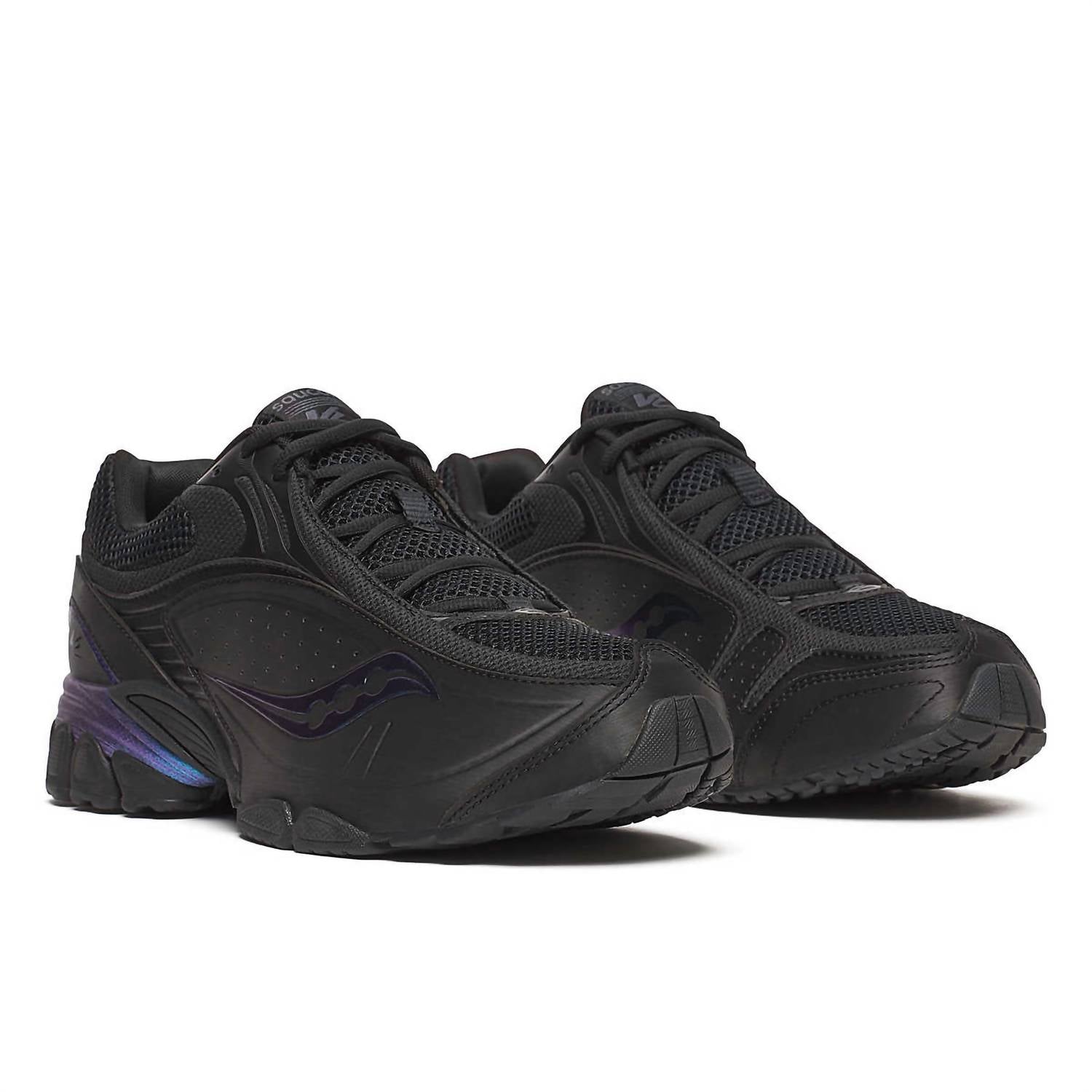 SAUCONY Unisex - Progrid V2 Sneakers in black night sky - men's sneaker - alternate view