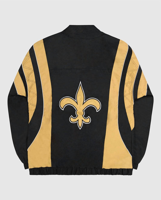 Starter - Men's New Orleans Saints Pullover Half-Zip Impact Jacket