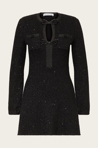 Self-Portrait - Sequin Knit Mini Dress