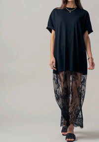 Sunday - Jessie Lace T-shirt Dress
