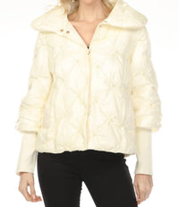 Joseph Ribkoff - Pearl Quilted Puffer Jacket