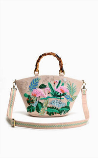 America & Beyond - Women's Tropical Flamenco Mini Tote