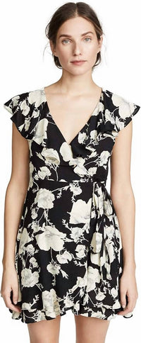 Free People - French Quarter Floral Ruffled Wrap Dress