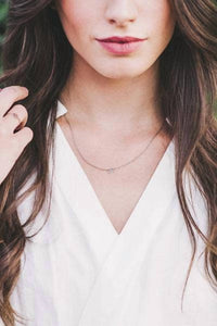 Purpose Jewelry - Rhodium Charm Necklace