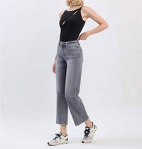 Vervet By Flying Monkey - High Rise Ankle Slim Wide Leg Jeans