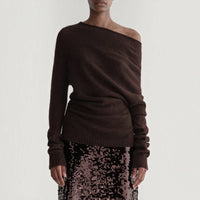 A.L.C. - Freya Asymmetric Alpaca-blend Sweater