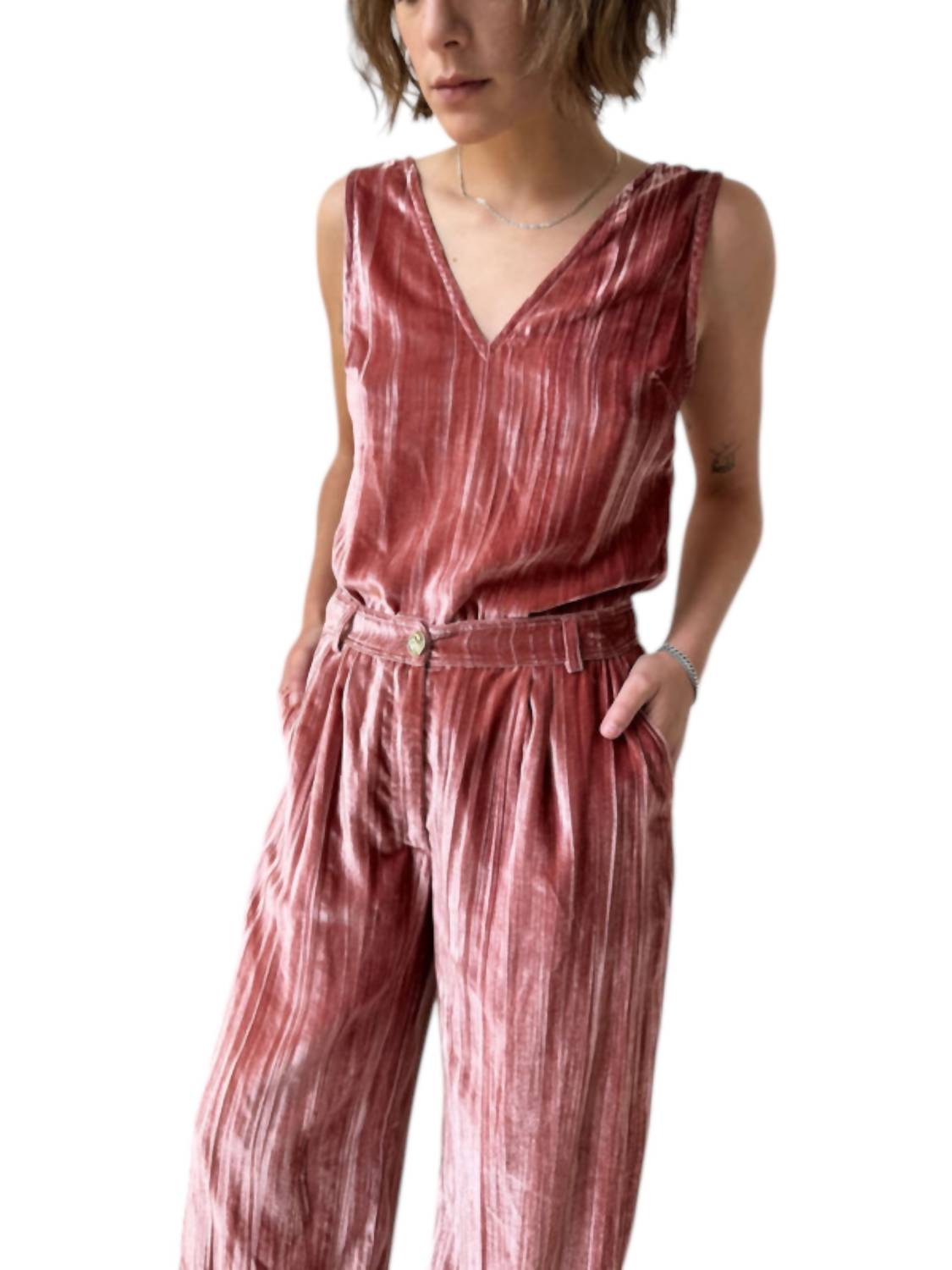 Nation Ltd - Ave Velvet Tank Top