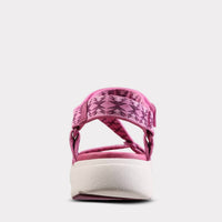Mykos Women's Solstice Hook & Loop Sandal in fuchsia - women's sandal - view 7