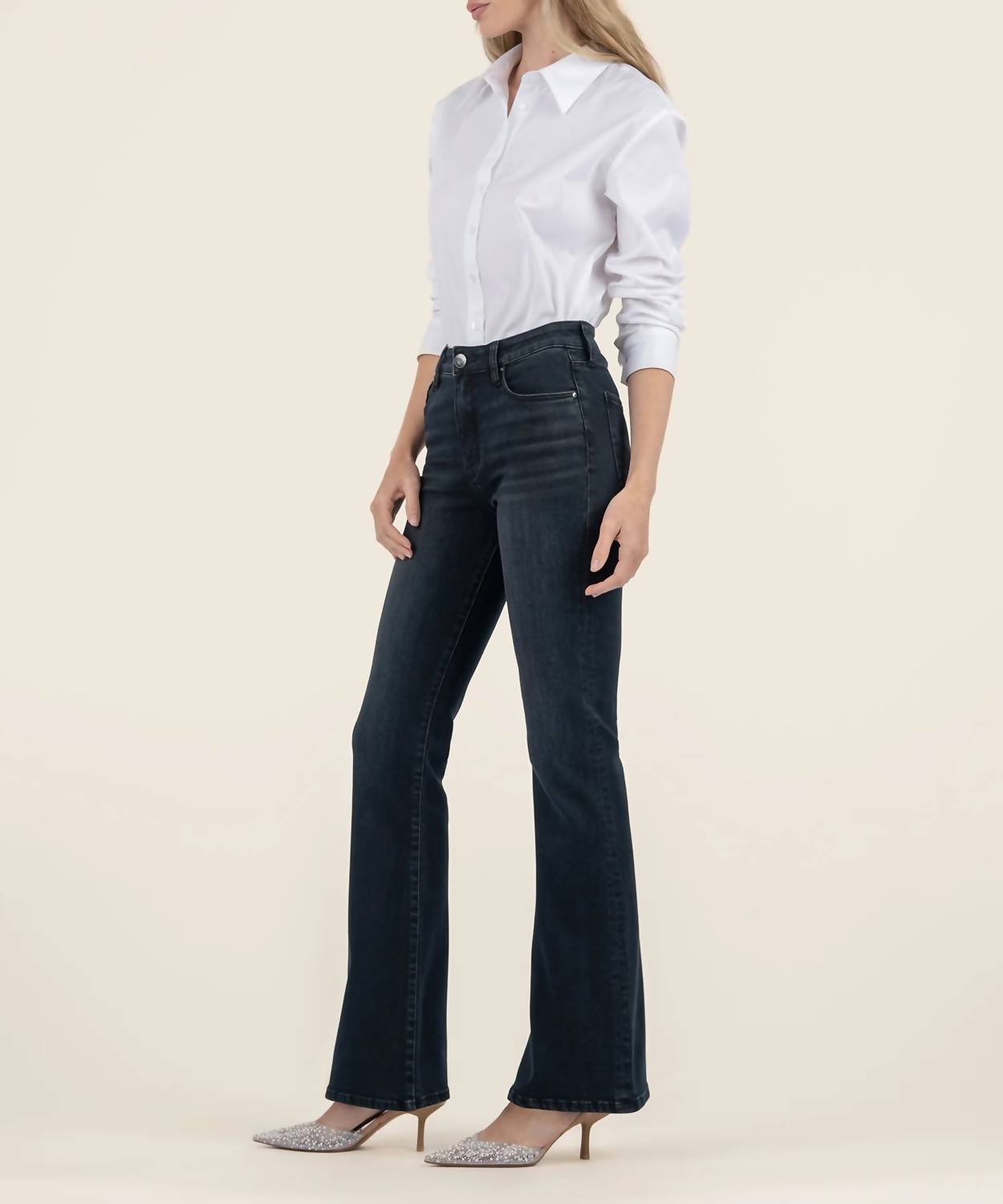 Kut From The Kloth - Ana High Rise Flare Denim Pants