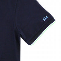 Eight X - Double Sided Collar Ribbed Texture Polo