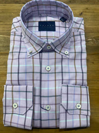 Calder Carmel - Men's Calder Luxury Melange Peached Twill Herringbone Shirt