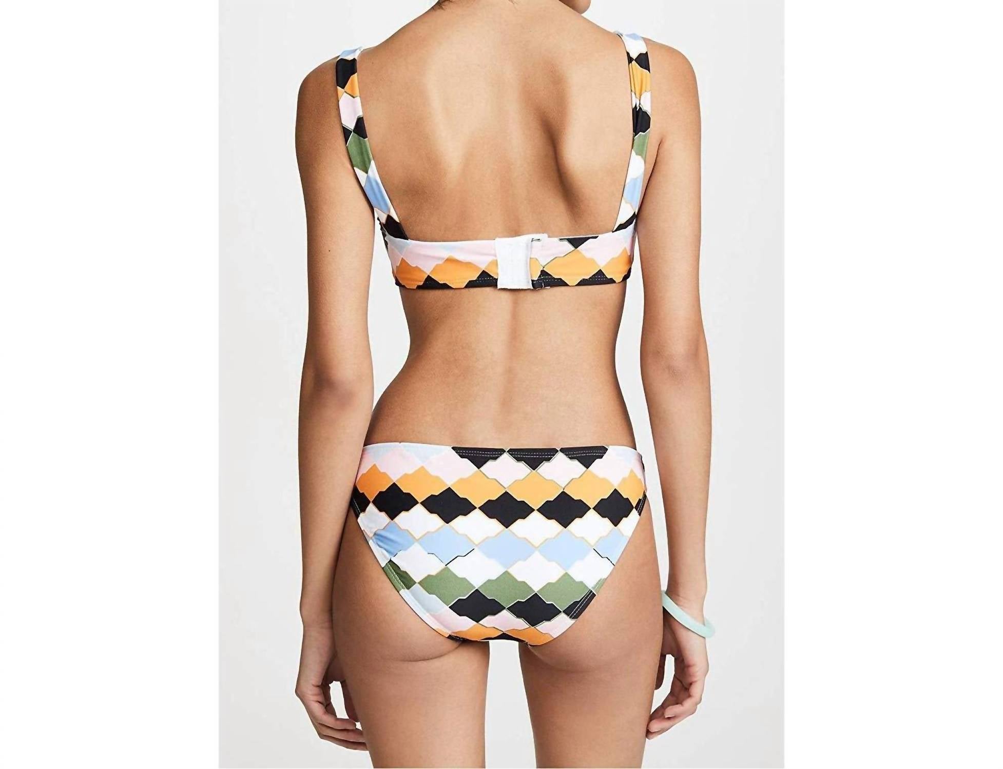Shoshanna - Modena Tile Retro Bikini Top