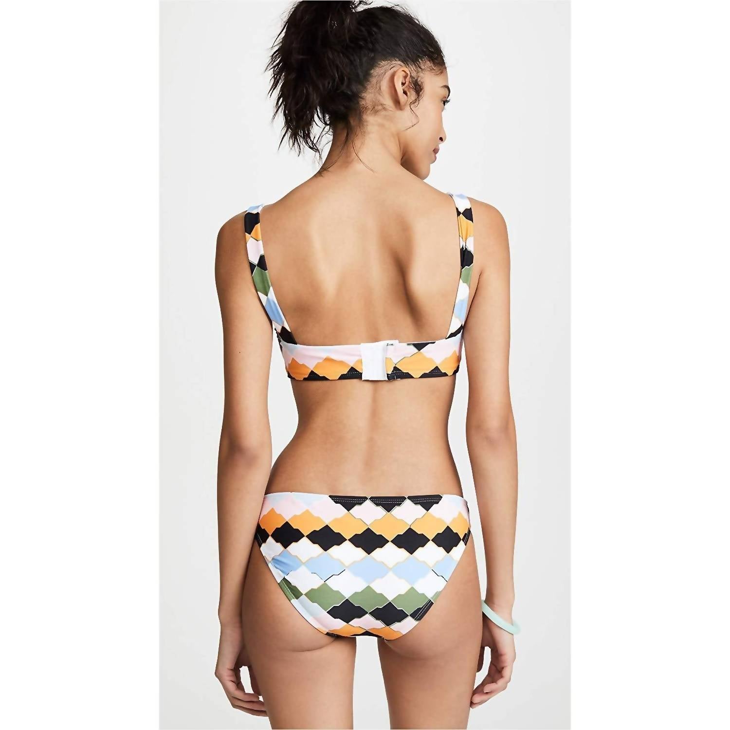 Shoshanna - Modena Tile Retro Bikini Top