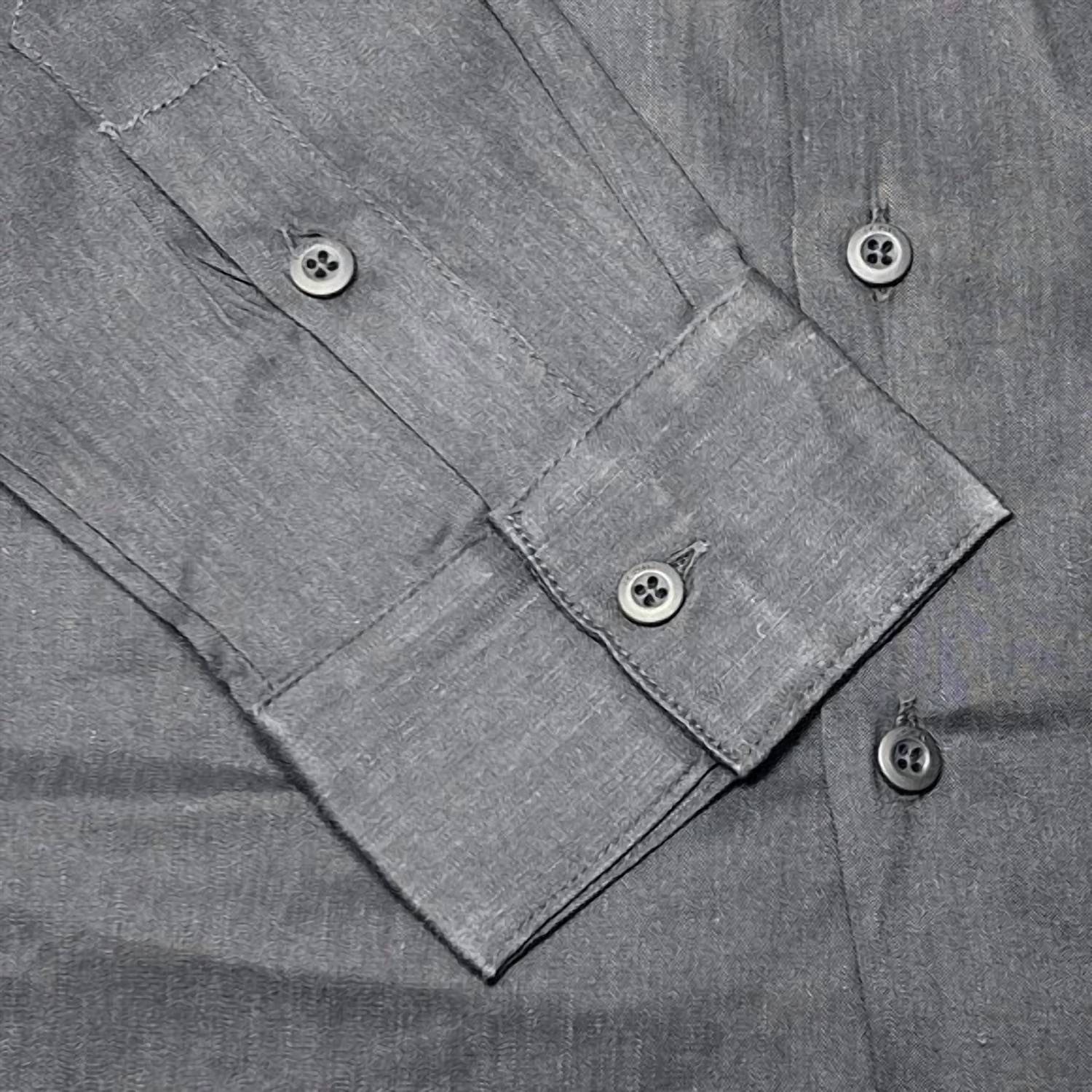 Icon Amsterdam - Men's Long Sleeve Linen Blend Button-up Shirt