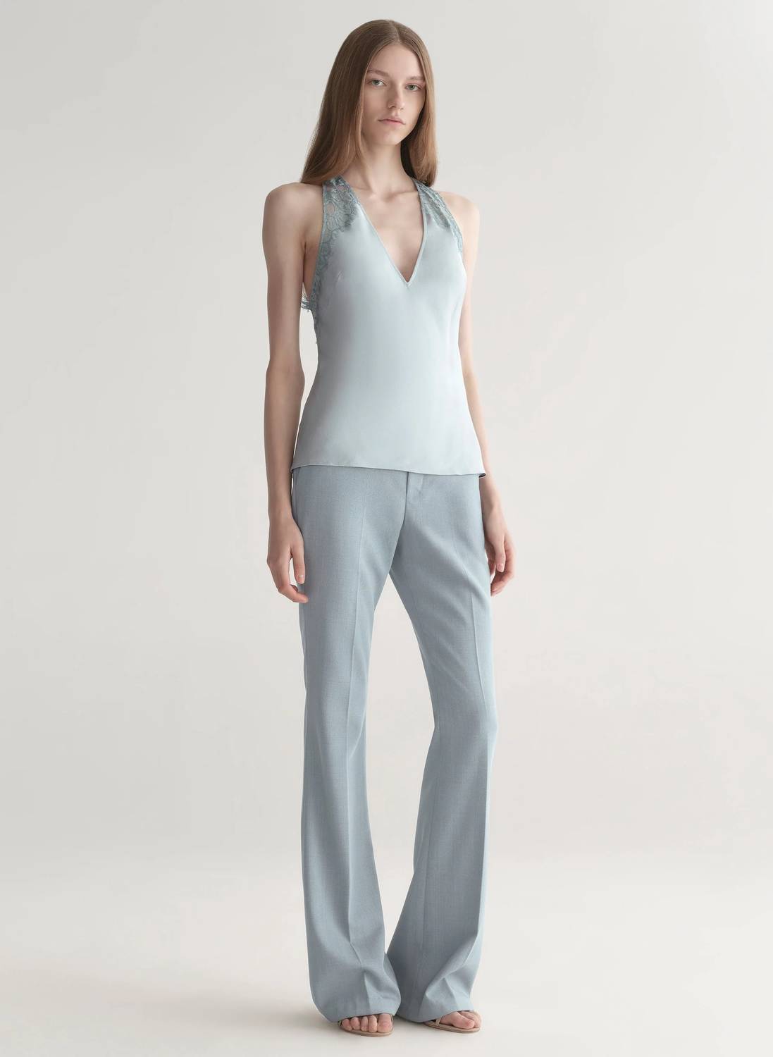 A.L.C. - Wes Satin and Lace Top