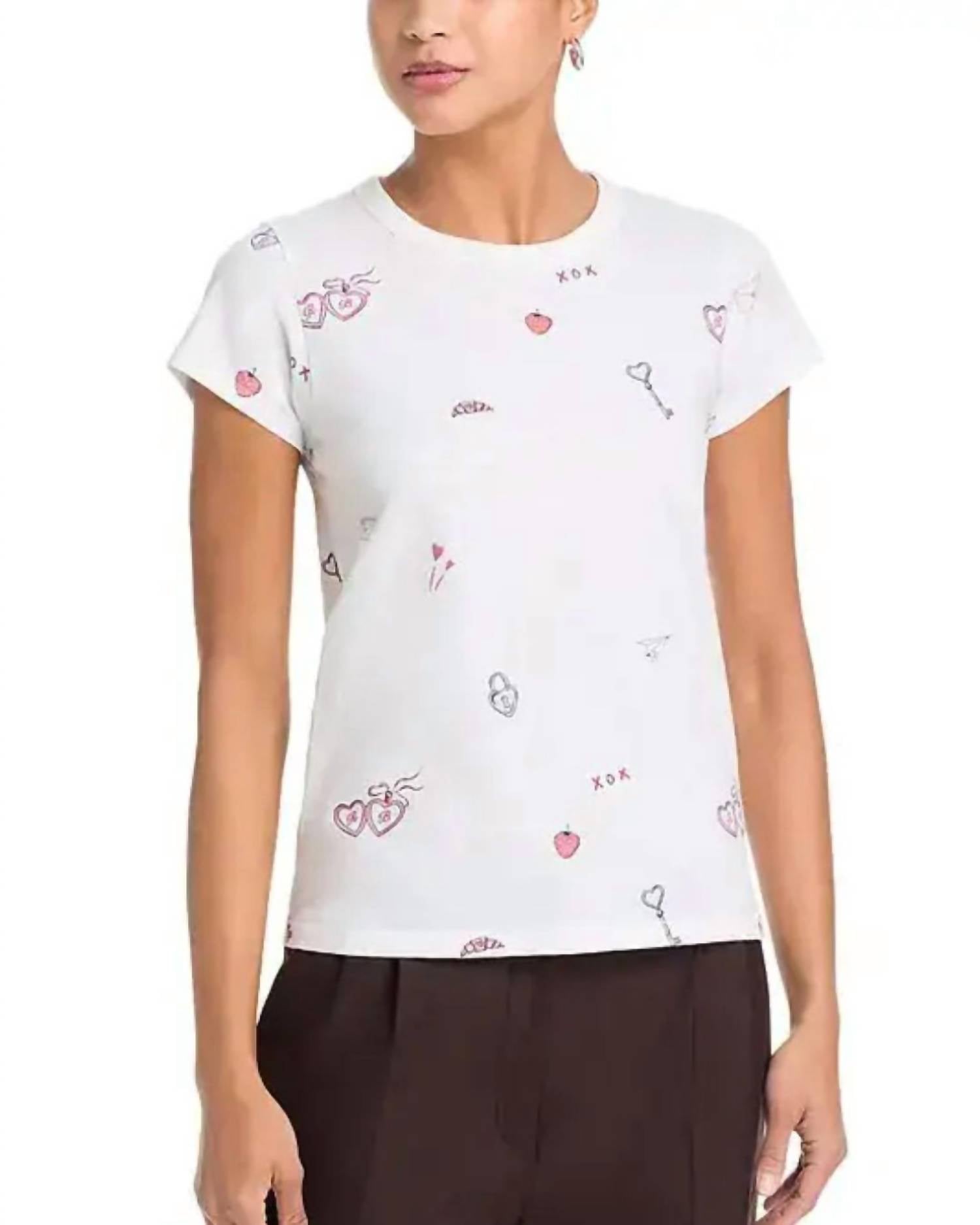 Rag & Bone - All Over Valentines Tee