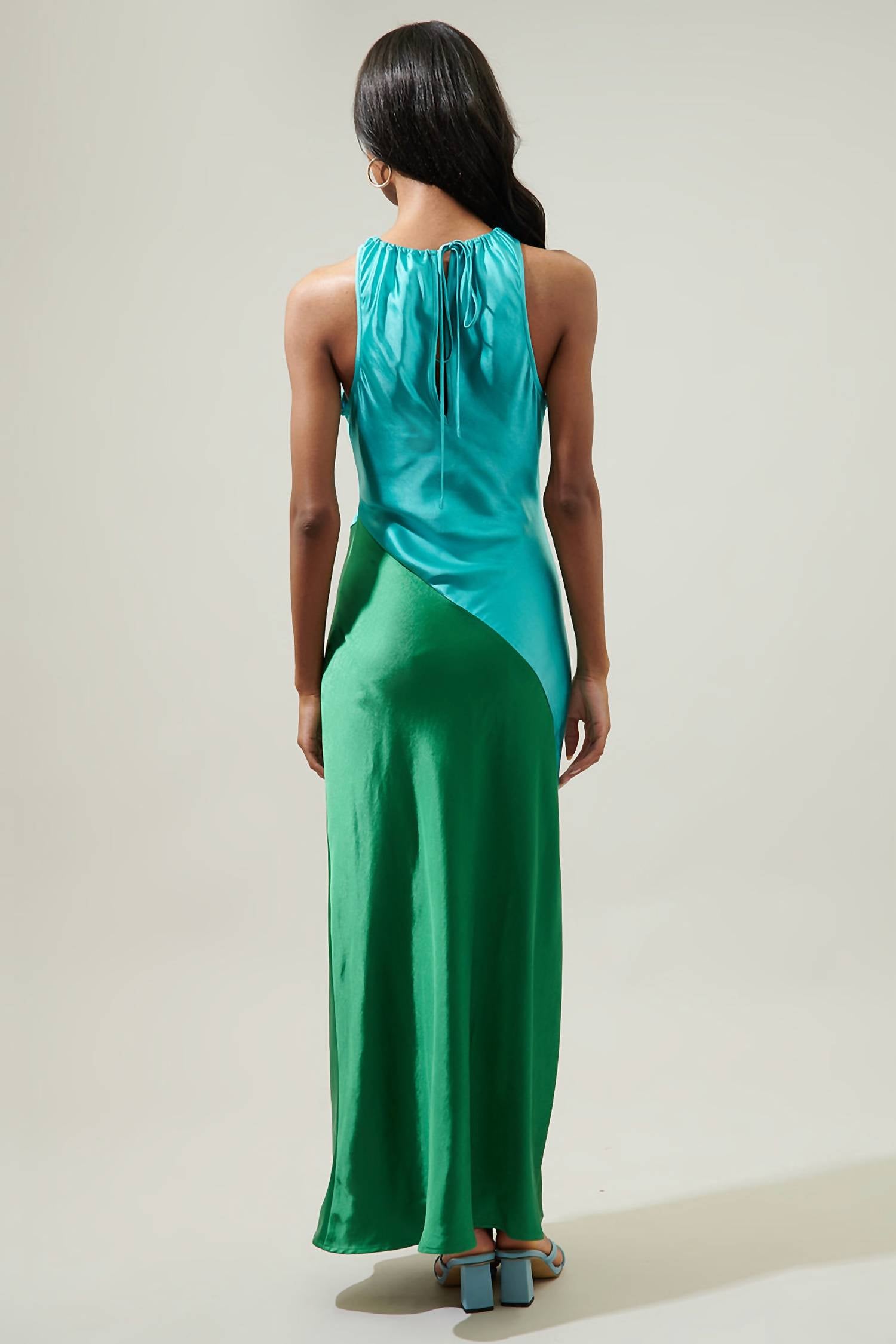 Sugarlips - Asymmetrical Satin Dress