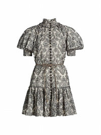 Zimmermann - Wylie Lantern Cotton Mini Dress