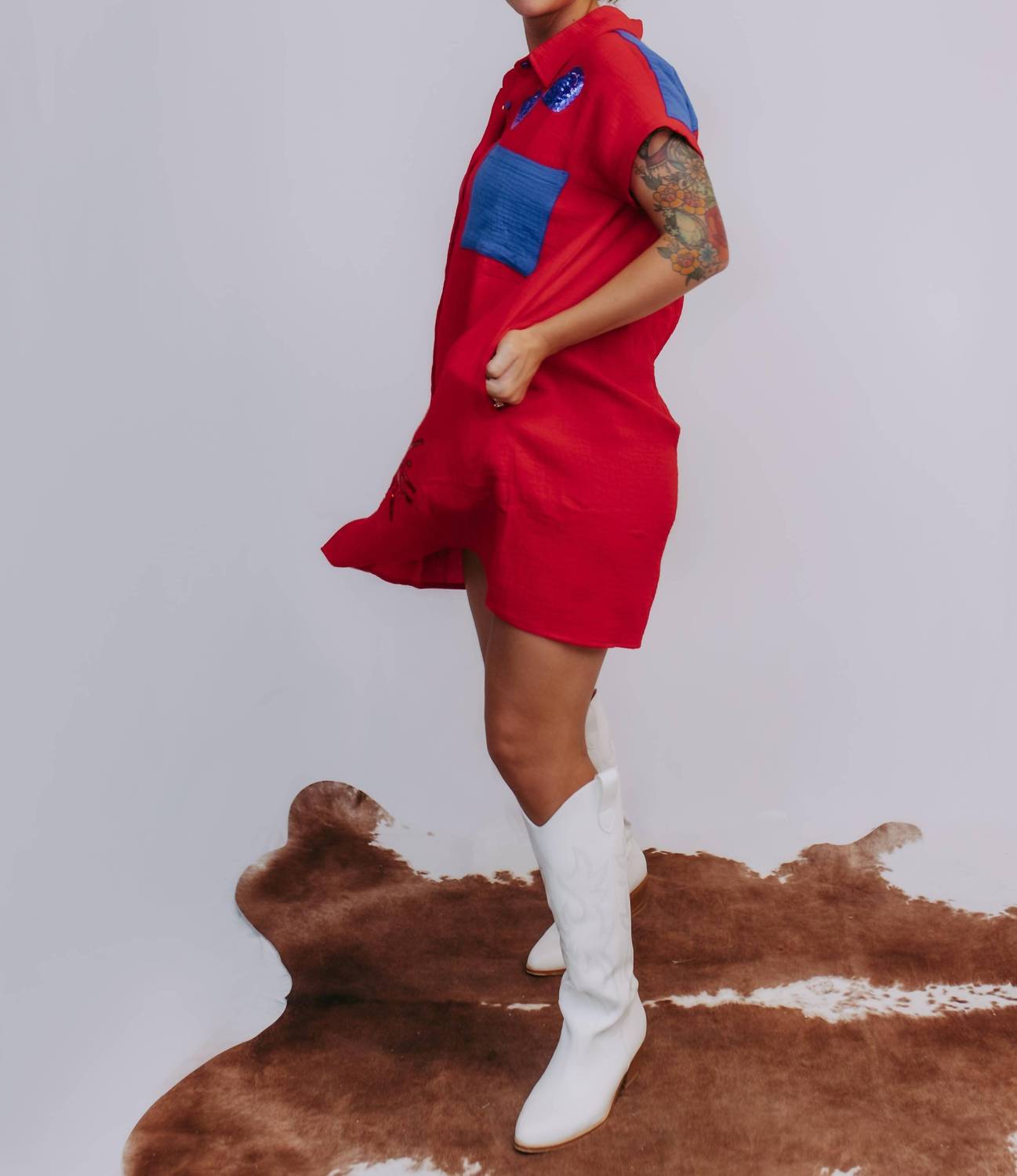 Merigold Kiss - Patriotic Mini Dress