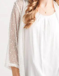 Papillon - Open Mesh Cover Up With Sequin Details