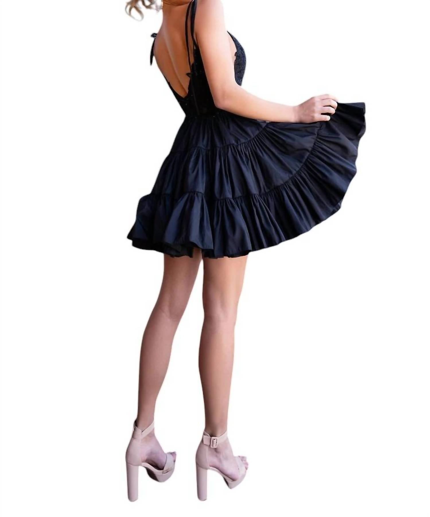 Rachel Allan - A-line Cocktail Mini Dress
