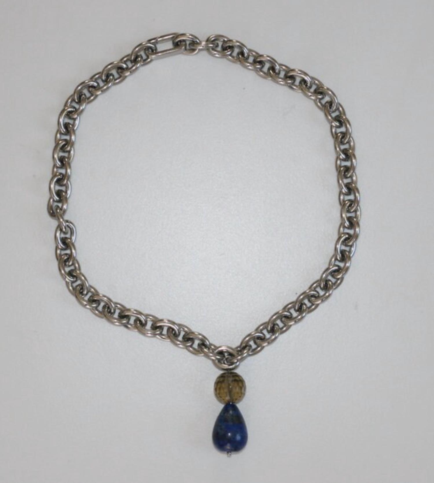 By Orly - Women's Topaz Link Necklace