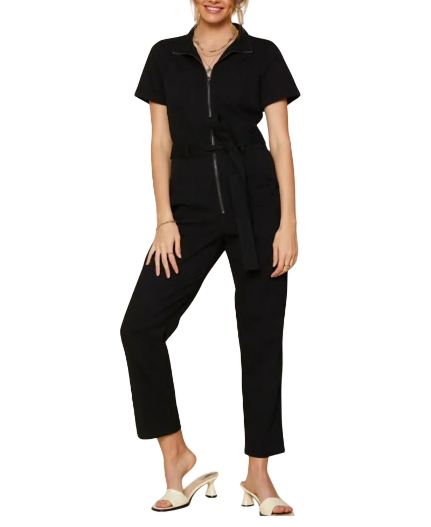 Skies Are Blue - Maverick Short Sleeve Jumpsuit
