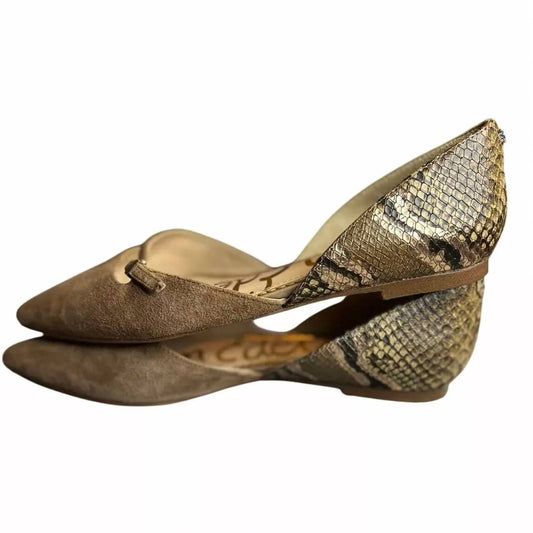 Sam Edelman - Women's Rina Snake Print Suede Sandals