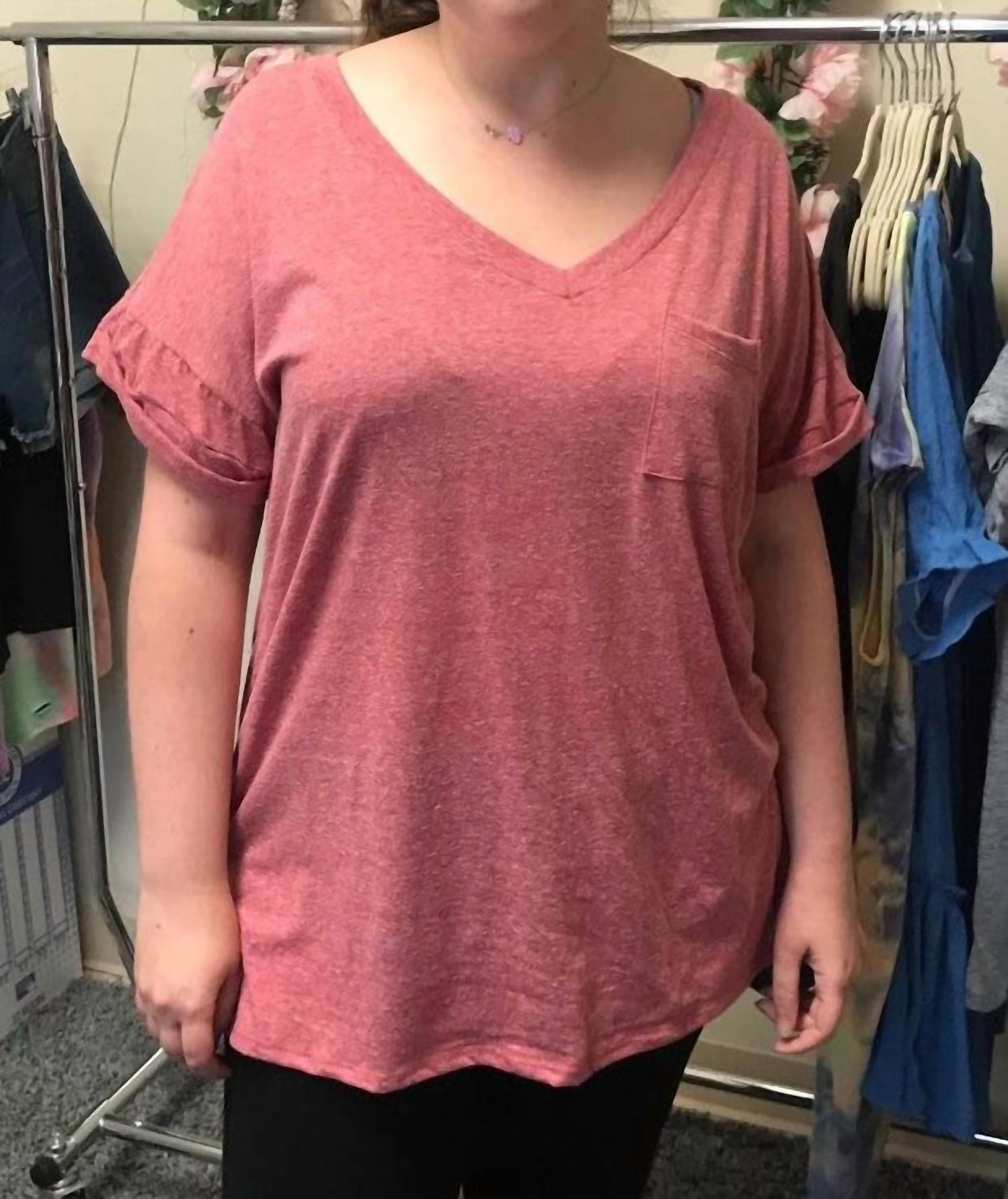 Sew In Love - Boyfriend Pocket Top,